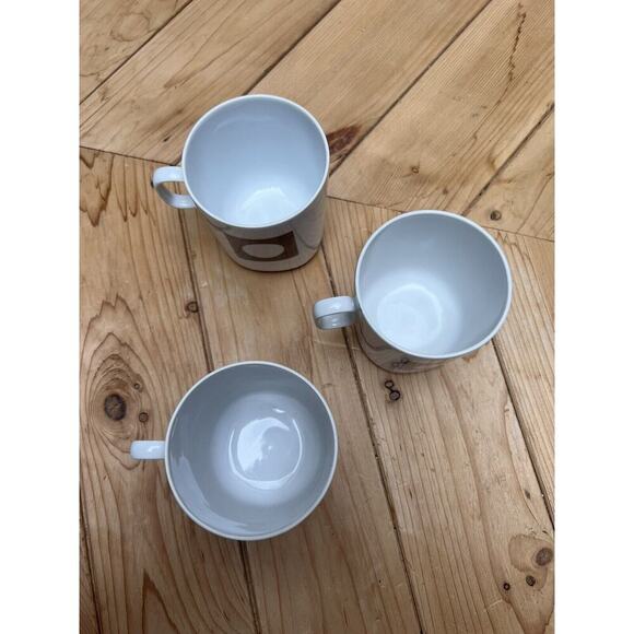 LANGENTHAL 3 Tea Cups Block Transition Circle in The Square MCM Switzerland - Picture 6 of 7